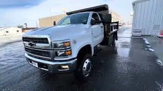 Rugby Eliminator LP Steel Dump Bed on a Silverado 5500 4x4