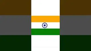 Draw Indian Flag using Python Turtle 