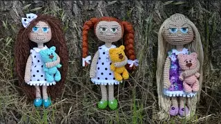 Вязаные куклы крючком.