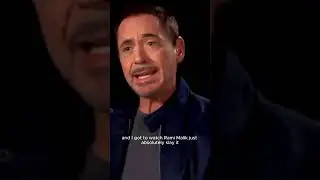 Robert Downey Jr talking about Rami Malik #oppenheimer