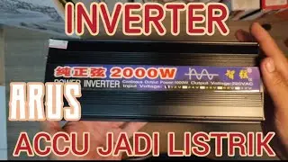 INVERTER 2000 Watt , Accu Mobil bisa pakai GERINDA listrik, BOR listrik DLL