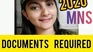 MNS documents required in 📝written exam