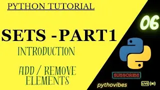sets in python |What are sets |Set data type| Introduction to sets|
