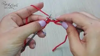 ЛИЦЕВАЯ СКРЕЩЕННАЯ (БАБУШКИНА) ПЕТЛЯ ► Уроки вязания ► Cпицами