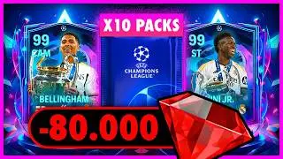 SPARGEM 80.000 DE GEMS PE PACK-URILE ASTEA EXCLUSIVE din FC Mobile 24