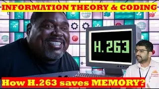 how the H.263 low bitrate video codec works? #informationtheory #videocompression #savememory