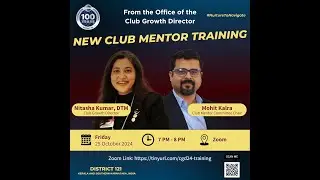 New Club Mentor Training at District 121