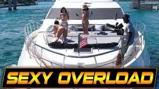 HOTTEST GIRLS AT HAULOVER INLET! BOAT ZONE