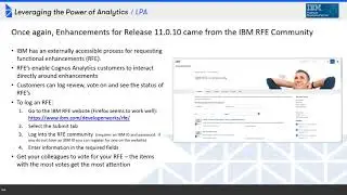 Webinar: What's New with Cognos Analytics v11.0.10 and Upgrade F.A.Q.