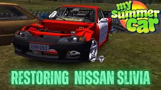 Restoring abandoned Nissan Silvia | My Summer Car 
