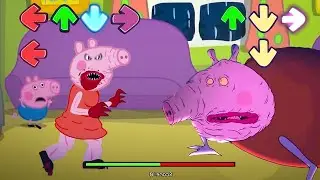 Horror Peppa Pig Won in Friday Night Funkin be like || Muddy Puddles Funkin