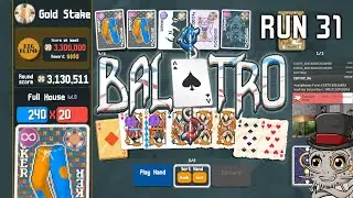 Finding The Right Trousers On Gold Stakes: Zodiac Deck! Balatro Run #31
