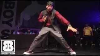 BBoy Summit 2012 Popping Battle: Hozin & Boogaloo KIN Vs Boogie Frantick & Devious