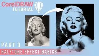 How to Convert Image to Halftone in CorelDraw | CorelDraw Tutorial | Halftone Effect in CorelDraw