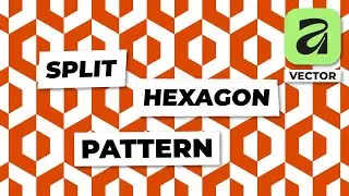 How to Create a Split Hexagon Pattern in Affinity (Vector Studio)