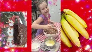❤️Виюша 6 лет - 🌸 "Банановый пирог " 🌸❤️