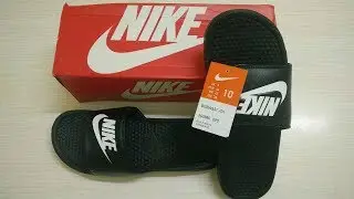 Nike Men Black BENASSI JDI Printed Flip-Flops
