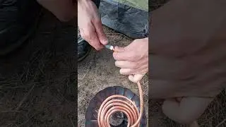 Горячий душ в походе #shorts