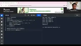 How to find median, mode, mean and multimode in python using statistics library