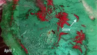 Earth from Orbit: Spring Snowstorm