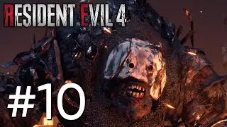 Девушка играет в Resident Evil 4 Remake #10 