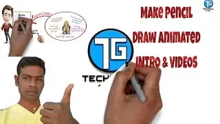 How To Make Pencil Animated YouTube Intro & Animated Videos Hindi