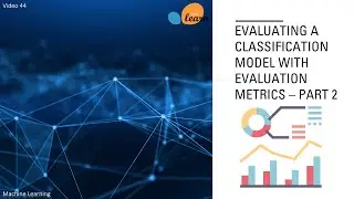 Evaluating a Classification model with evaluation metrics - Part 2(Area under ROC curve) - 44