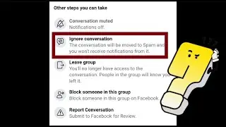 HOW TO IGNORE GROUP CHAT ON MESSENGER | 2023 UPDATE | TUTORIAL
