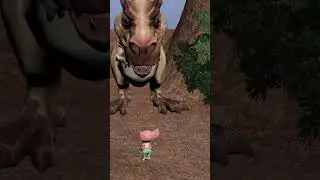 Dinosaur Attach people. #3dgames #animation #iclone8#dinasaurs#trex #dinosaursvideos#dinosaurattack