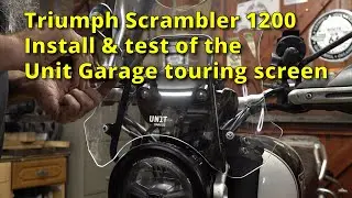 Unit Garage Touring Screen for Triumph Scrambler 1200