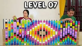 Family Games | color Roll  Sorting Challenge Fun Brain Training Game ☆ level 07