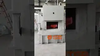 1000KG gas fired aluminum melting furnace