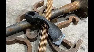 How to Forge an Adze for Woodworking!
