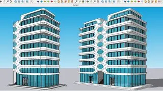 Architectural Organic Multistory Building Modeling Tutorial