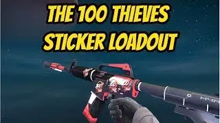 CS:GO | The 100 Thieves Loadout | 100 Thieves Sticker Combinations