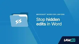 Protect Word Documents During Negotiation: Restrict Editing and Track Changes