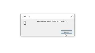 How To Fix Please Insert A Disk Into USB Drive Error Windows Was Unable To Complete The Format