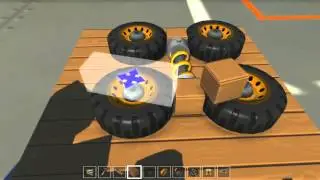 Scrap Mechanic Wheel Suspension Glitch VERY Fast!