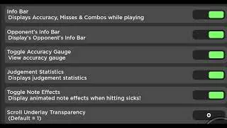 My Funky Friday Settings (NEW)