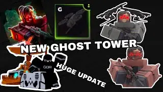 GHOST CRATES, GHOST TOWER, LOTS OF NERFS AND BUFFS |  Roblox Tower Defense X