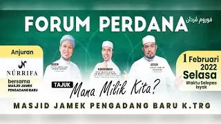 Forum Perdana : Mana Milik Kita ? Ustaz Haslin Bollywood, Ust Abdullah Khairi, Dr Izhar Ariff