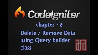 CI-Chapter 8- Delete / Remove Data