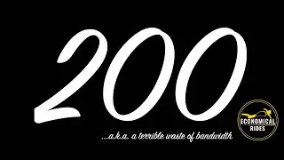 Economical Rides Hits 200 - Running An Errand With Norman The Himalayan 411 - Some Exciting News