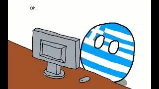 Greece pays debt | Countryballs