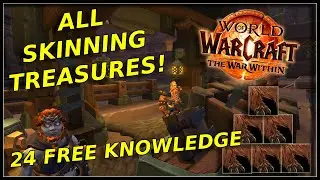 All Skinning Knowledge Point Treasure Locations In The War Within!