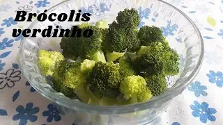 Como cozinhar o brócolis e deixa-lo verdinho.