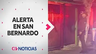 "ESTÁ COMPLICADO": Impacto por bala que alcanzó a una persona mientras dormía en San Bernardo