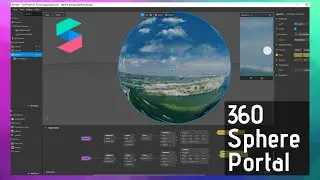 Spark AR - How to make a 360 sphere portal | Augmented Reality
