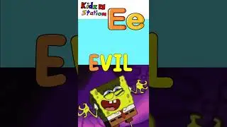 The Letter E | Long E Song | #Kidzstation #shorts