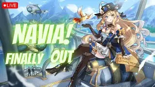 PULLING NAVIA AND RANDOM STUFF ||GENSHIN IMPACT LIVE